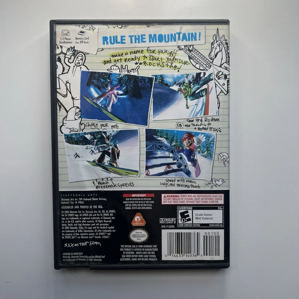 SSX On Tour Nintendo GameCube 2005 Electronic Arts Video Game with Manual - Image 3 of 4