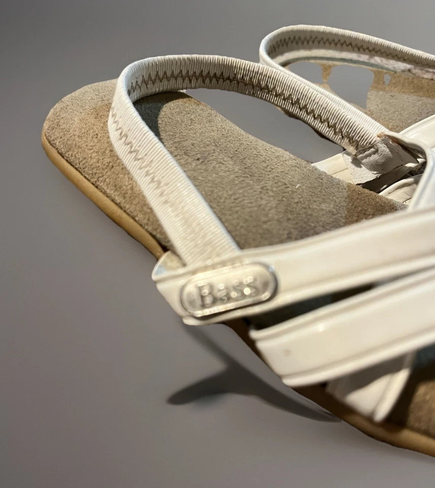 G.H. Sandalias Bass Sunjuns Sharon para niños pequeños talla 7C zapatos cómodos de cuero Foto 3 de 4