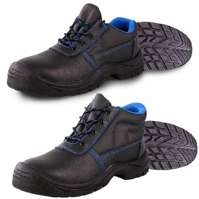 HASE Arbeitsschuhe S3 Sicherheitsschuhe Schutzschuhe Leder Bauschuhe schwarz Gr.36-48