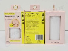 3 Pack of Forever 21 Water-Resistant Body Contour Tape Clear 4" x 16.5'