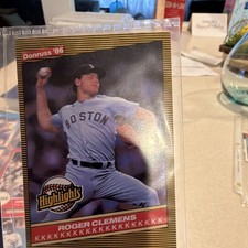 Donruss 1986 '86 Highlights Roger Clemens 5-Card Lot #5 #6 #17 #18 #26