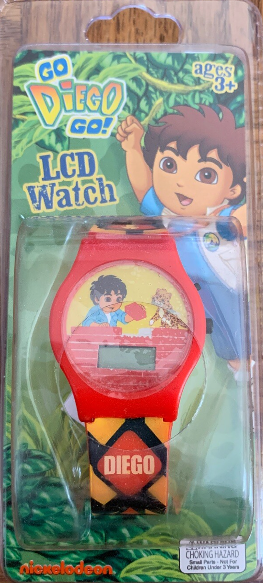Childrens Go Diego Go LCD Watch-New9Needs Battery)-SHIPS N 24