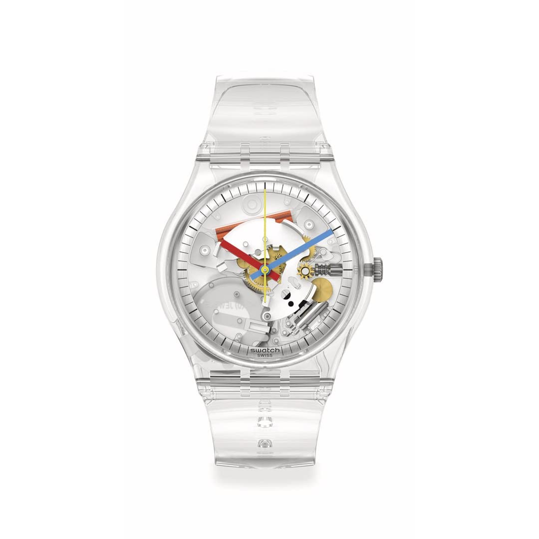 時計 swatch SO28K100-SO6 Swatch Watch CLEARLY GENT SO28K100-S06 Transparent | eBay