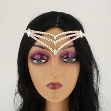 Belly Dance Headdresses Rhinestone Adjustable Head Chain