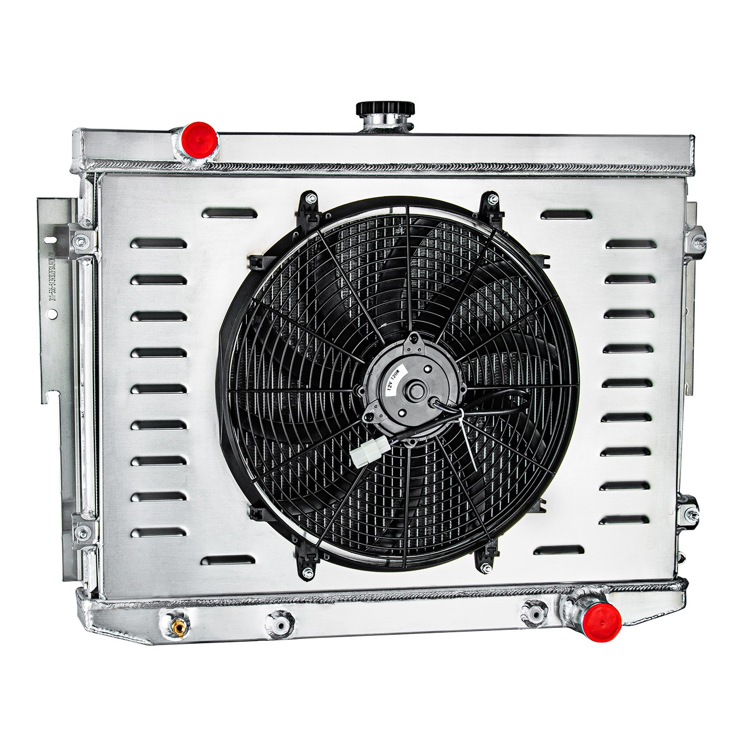FOR 1973/1974 DODGE CHARGER CORONET SATELLITE 7.2L 4-ROW RADIATOR SHROUD FAN NEW
