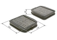Bosch Aktivkohleinnenraumfilter 1 987 432 512 1987432512