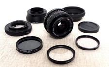 Olympus PEN OM Panasonic LUMIX Micro 4/3 FIT 28mm Macro Close Up lens EPL DMC +