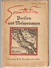 Sven Hedin Persien und Mesopotamien, 1923. Untertitel: Zwei asiatische Pobleme