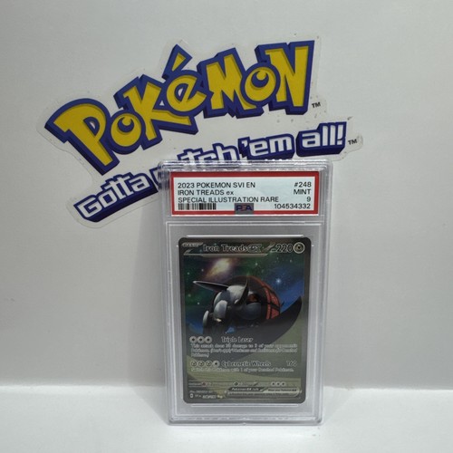 Pokemon 2023 Scarlatto Viola Battite di Ferro ex Holo #248 PSA Mint 9 - Foto 1 di 3