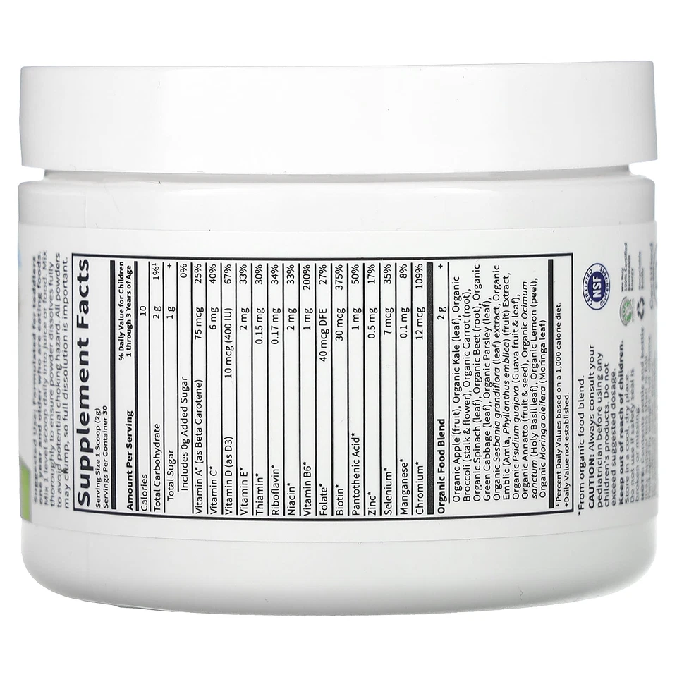 Polvo multivitamínico para niños, 2,11 oz (60 g) Foto 2 de 3