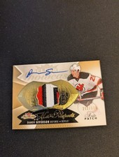 2014-15 Fleer Showcase Hot Prospects Damon Severson Auto Patch