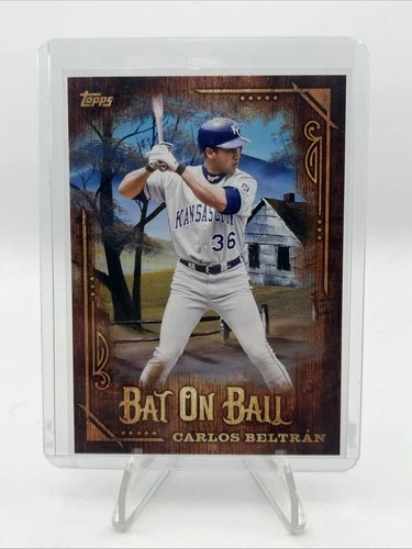 2025 Topps Bob Ross: The Joy of Baseball Carlos Beltran Bat on Ball #BOB-14