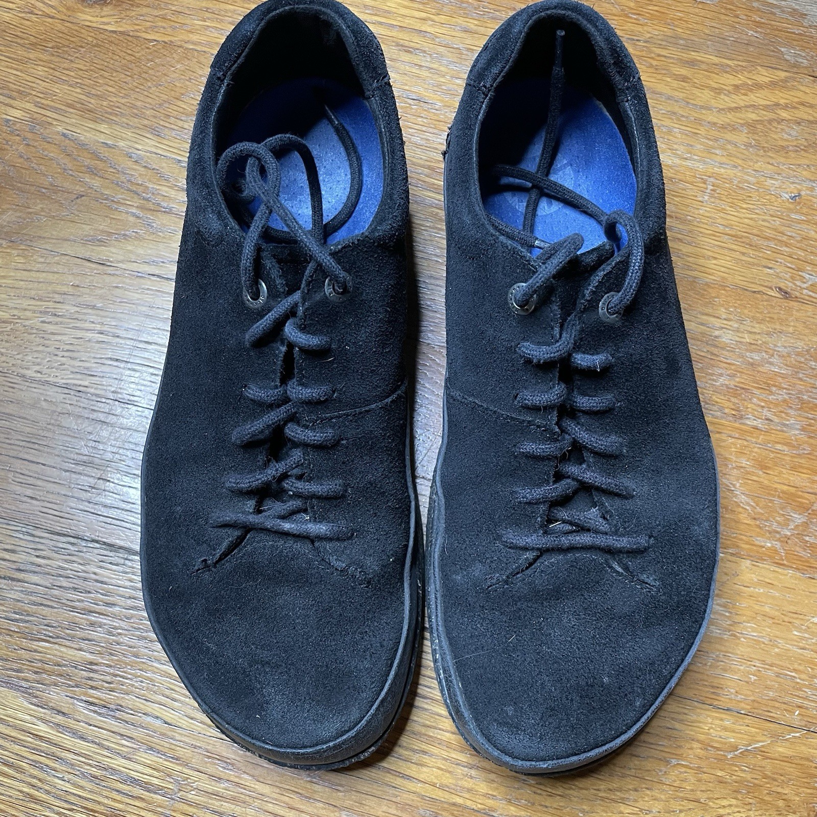 Birkenstock Honnef Low Sneaker EU 39 / Women 8.5 / Men 6 Black Suede Leather image 2