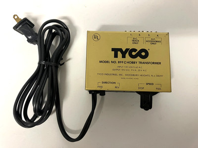 Tyco HO Electric Power Pack Train Transformer Model 899 C Hobby Railroad Tested