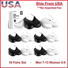 10 Pairs Anti Crease Protectors for Shoe Sneakers Force Fields Cover Mens