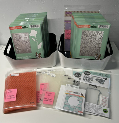 Embossing Folders YOU CHOOSE Simon Says Stamp, Sizzix, Darice, Cuttlebug, Nellie