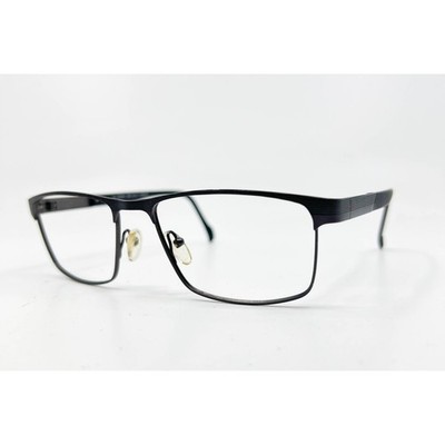 Stepper Eyeglasses Mens Black Titanium SI-60096 F092 55-17-140