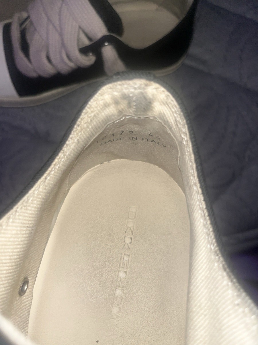 Rick Owens DRKSHDW Ramones Jumbo Lace Size 44 Eu with Box
