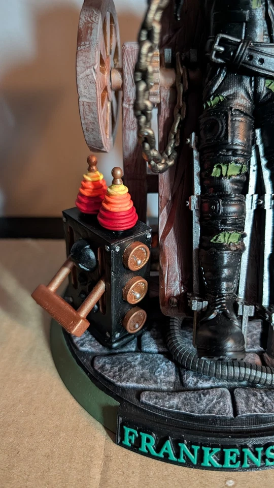 Universal Classic Movie Monsters Frankenstein Awakens Awesome Detailed Paint Job - Image 3 of 4