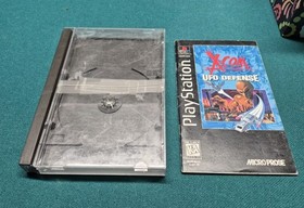 Playstation 1 PS1 X-Com UFO Defense Long Box CASE AND MANUAL ONLY NO GAME