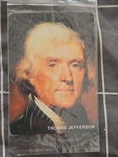 1992 Mothers Cookies  Presidents  # 3 Thomas Jefferson