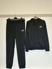 Image of Puma Men's Black Tracksuit Size UK M