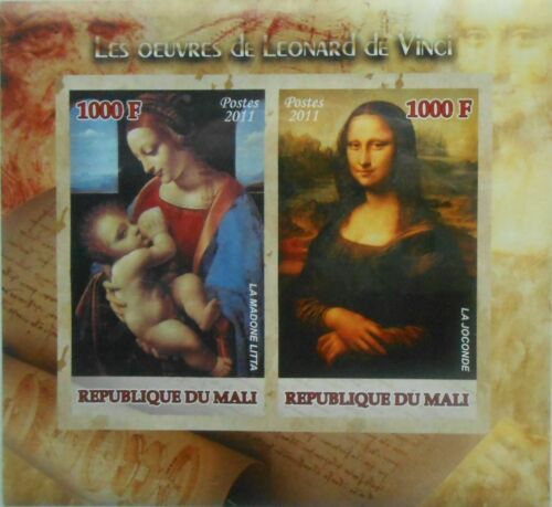 Pinturas de Leonardo da Vinci: Madonna, Mona Lisa pintura '2' #ML1172 IMPERF | eBay Pinturas de Leonardo da Vinci: Madonna, Mona Lisa pintura '2' #ML1172 IMPERF | eBay
