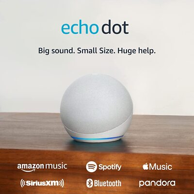 New Amazon Echo Dot 5th Generation Smart Speaker Charcoal Blue