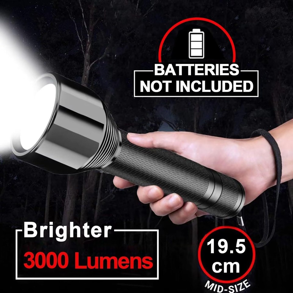 REHKITTZ Torch Led Torches Super Bright 3000 Lumens Torches Long Working Time Ca eBay