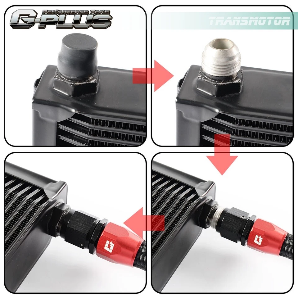 25 Row Bolt On Oil Cooler Kit Upgrade Fit For BMW 3 Series 335I E90 E92 N54 - Imagen 3 de 4