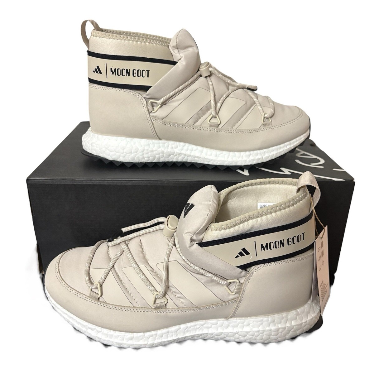 [IH2490] Adidas x Moon Boost UltraBoot Low “Clear Brown” Men’s Shoes