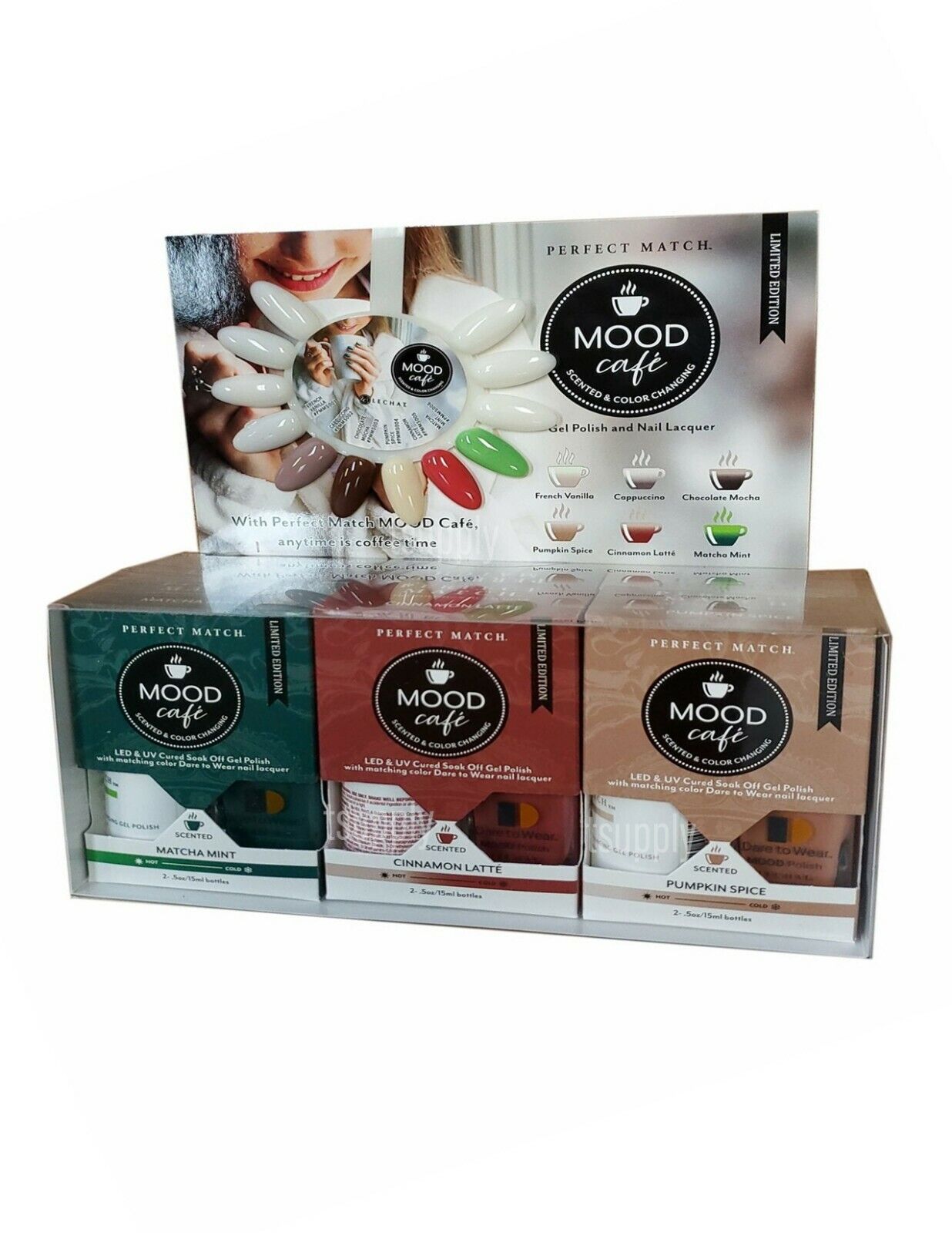 Perfect Match Mood – Café Collection Scented & Color Changing 6pcs #PMMC01