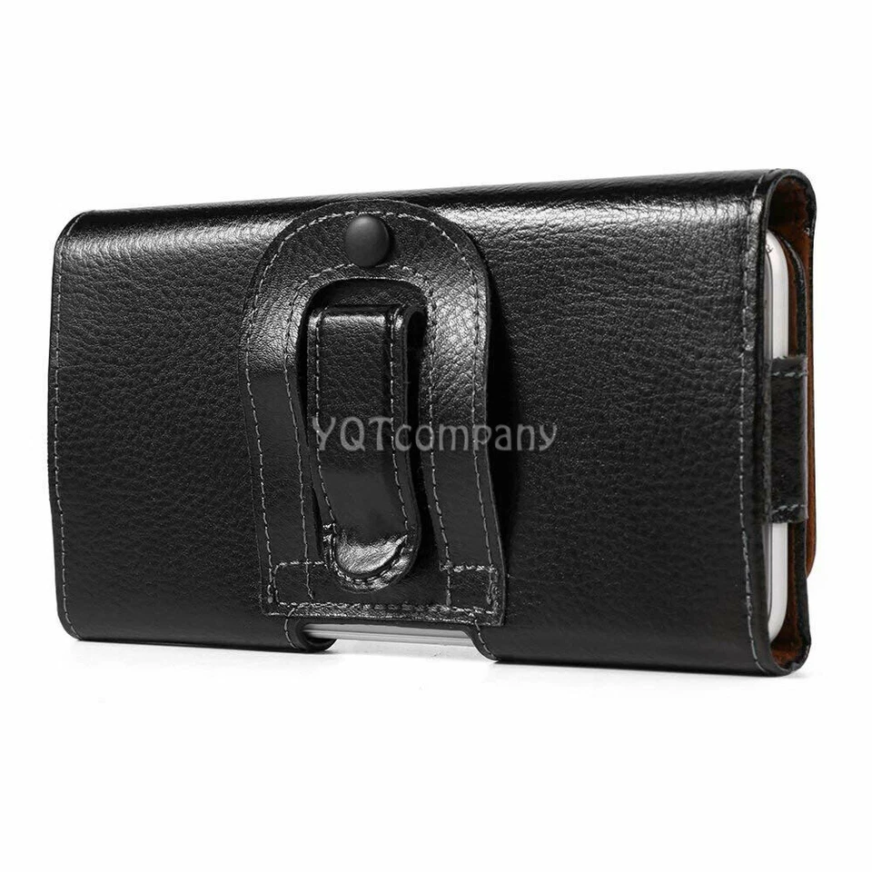 Universal Leather Case Pouch Belt Loop Carrying Cover For Samsung Galaxy/ iPhone - Image 3 of 4