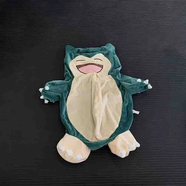 80cm Snorlax Happy Anime Bean Bag Big Plushie Kawaii semi finished
