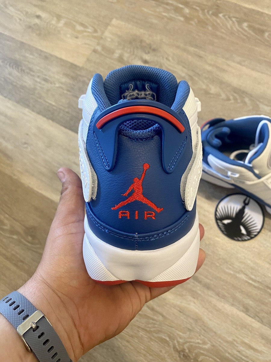 Nike Air Jordan 6 Rings 'True Blue' University Red White 322992