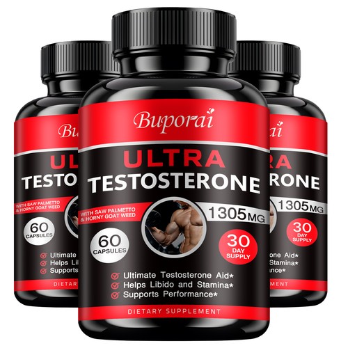 Ultra Testosterone-Horny Goat Weed,Tribulus-Support Overall Energy & Performance - Picture 12 of 13