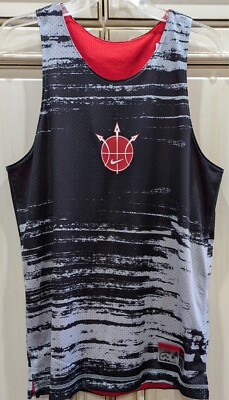 NEW Men's Small Nike Dri-Fit Reversible Basketball Jersey Black