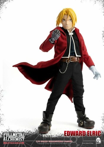 FULLMETAL ALCHEMIST - Brotherhood - Edward Elric 1/6 Action Figure 12" ThreeZero - Foto 5 di 13