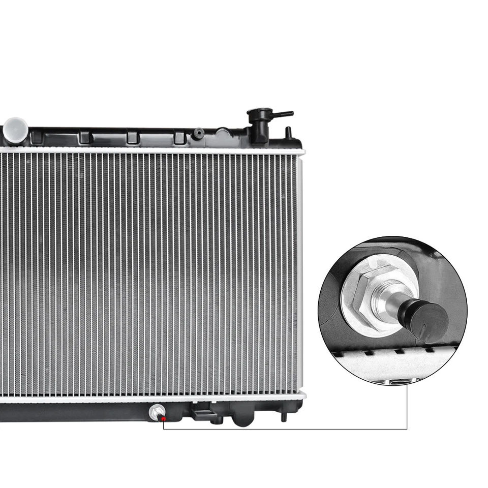 2414 Radiator for 2002 2003 2004 2005 2006 Nissan Altima Base S SL 2.5L Aluminum - Image 3 of 4
