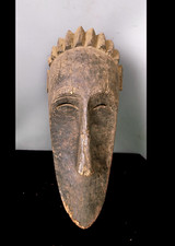 Primitive afrikanische Stammes-Bambara-Maske -- Mali ADE 6