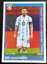 Lionel Messi Sticker Panini Road To World Cup Qatar 2022 #30 -  A4