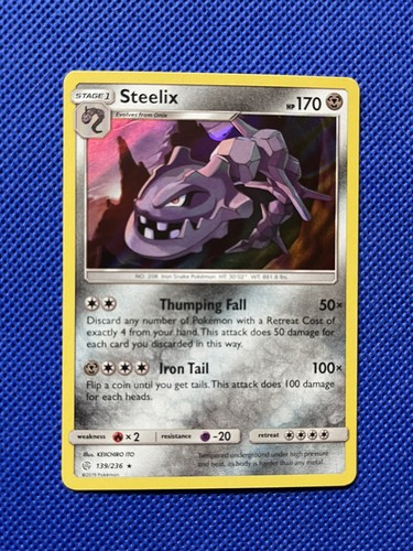 Steelix V 115/185 Vivid Voltage- NM Ultra Rare Full Art Pokemon Card + 2 Holos - Picture 4 of 5