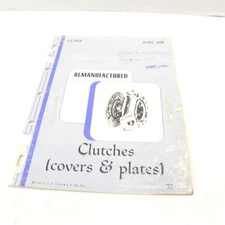 1965 REMANUFACTURED CLUCHES COVERS AND PLATES CATALOG VINTAGE CAR PARTS