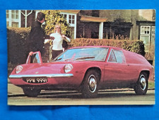 Lotus Europa S2  Original Period issued colour Postcard Lotus Automobilia