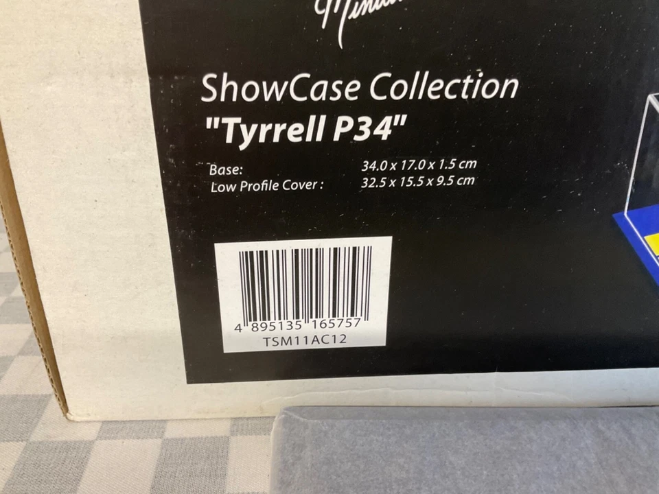 1/18 TSM  DISPLAY CASE TYRRELL P34 SHOW CASE COLLECTION - Image 4 of 4