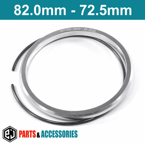 82.0-72.5 Spigot Rings Hub Rings FULL SET aluminium spacers rings for BBS wheels - Picture 6 of 6