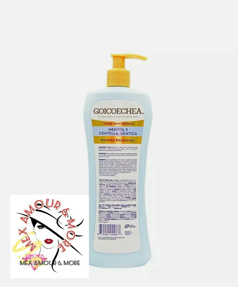 2X GOICOCHEA DOBLE MENTOL 400ml c/u Crema Para Piernas Doble Mentol Goicoechea❤️ Foto 4 de 4