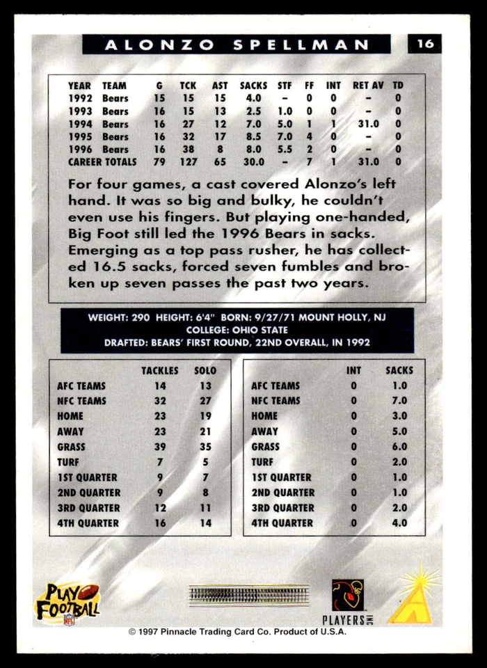 1997 Score Football Pick Your Card - Image 2 of 2