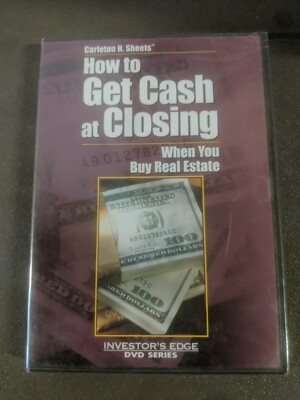SHELF174d DVD ~ how to get cash at closing when you buy real estate