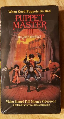 Puppet Master III: Toulon's Revenge VHS (1991) NEW, Sealed